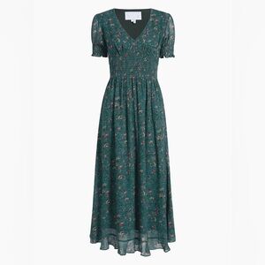 Hill House Green Floral Dress